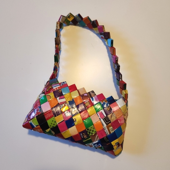 Vintage Handbags - Vintage Candy Wrapper Purse